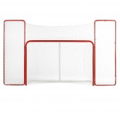 Ворота хоккейные с сеткой с доп.защитной сеткой и рамами 1,83 х 1,22 x 0,76 м Mad Guy